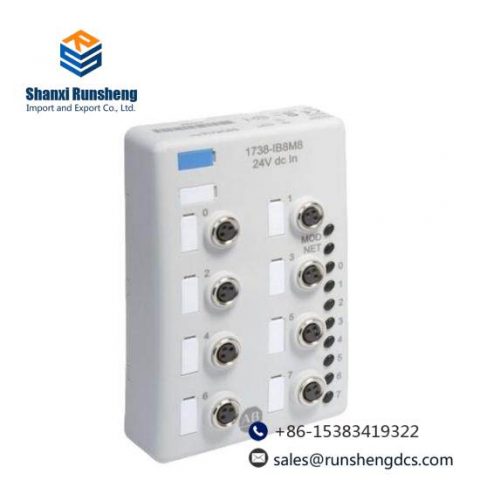 Rockwell Automation 1738-IB8M8 I/O Module - Industrial Control, 1738IB8M8, Input Block, Digital, 8 Channels