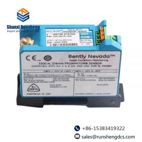 Bently Nevada 330780-91-05 Proximity Sensor, Precision Control for Industrial Applications