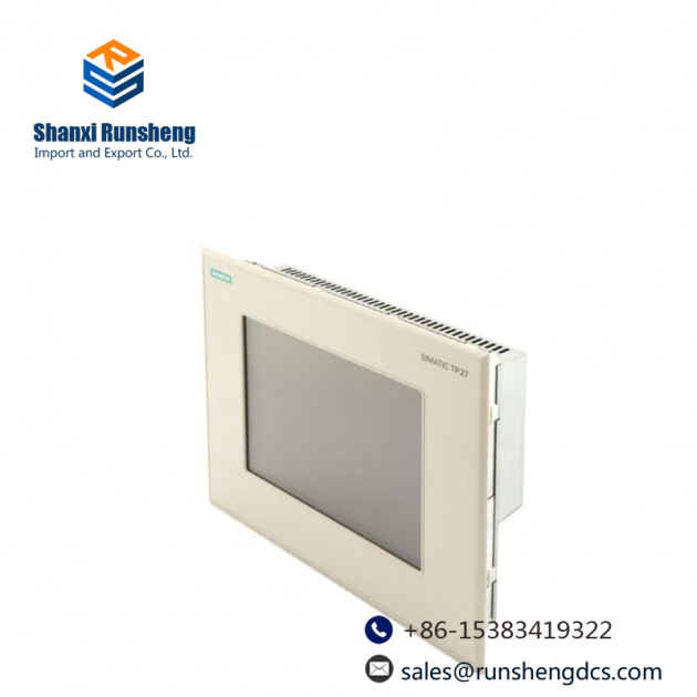 SIEMENS 6AV3627-1QL01-0AX0: Touch Panel for Advanced Industrial Control Solutions