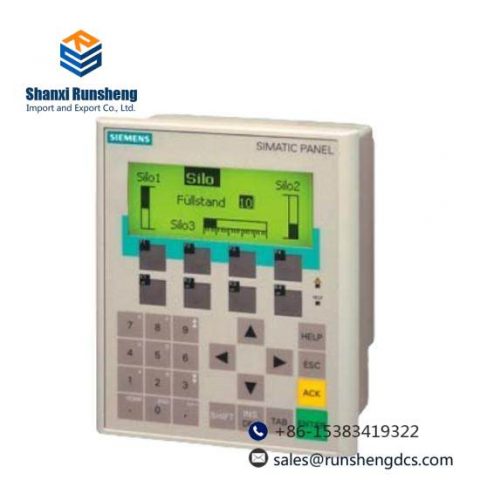 Siemens SIMATIC OPERATOR PANEL OP77B Backlit LC Display, 4.5" with Graphics Capability, MPI-/PROFIBUS-DP Interface, 12MB Storage, Printer/USB Interface & MMC Card Slot
