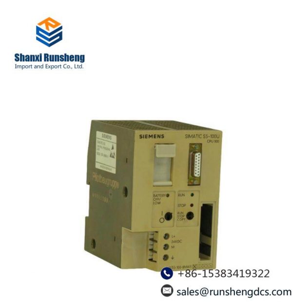 SIEMENS 6ES5100-8MA11 CPU 100 Processor Module: High-Performance Control Heart for Industrial Automation