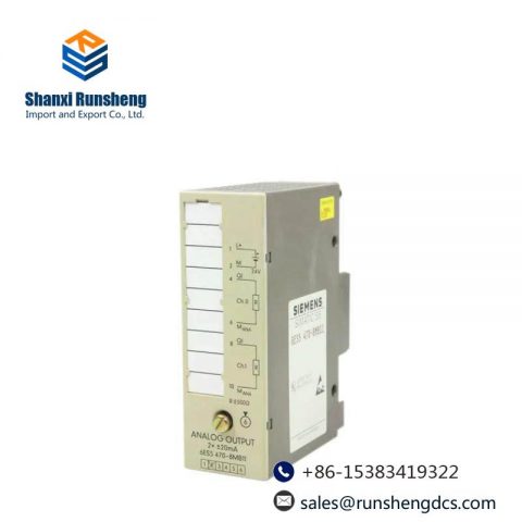 SIEMENS SIMATIC 6ES5470-8MB11 Analog Output Module, Industry Grade Control Solutions