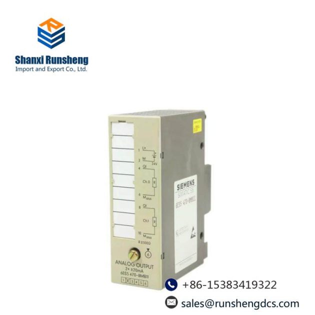 SIEMENS SIMATIC 6ES5470-8MB11 Analog Output Module, Industry Grade Control Solutions
