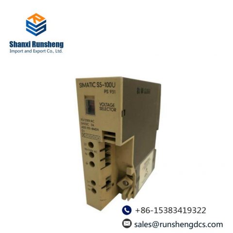SIEMENS 6ES5931-8MD11: High-Performance Power Supply for Industrial Automation