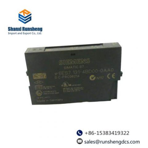 SIEMENS SIMATIC Digital Input Module 6ES7131-4BD00-0AA0: Advanced Control Solutions for Industry 4.0