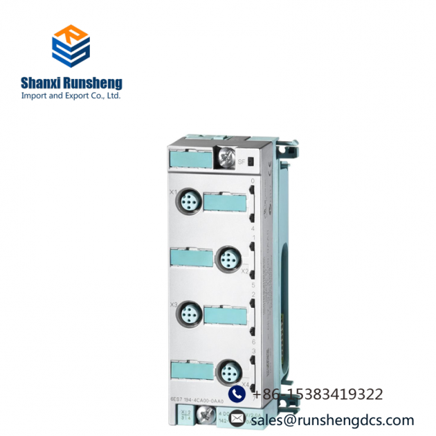 SIEMENS 6ES7194-4CA00-0AA0 Connection Module for Industrial Control Systems