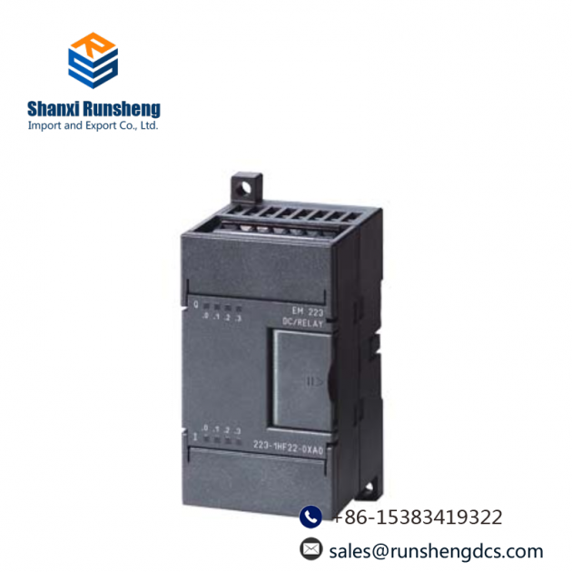 SIEMENS 6ES7 223-1BF22-0XA0 Digital I/O Module, EM 223, 4DI/4DO, DC 24V