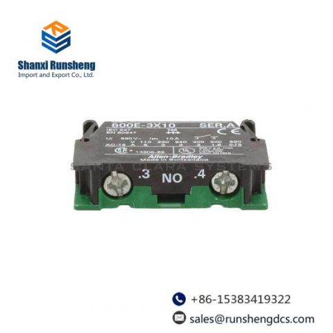 Siemens 800E-3X10 Contact Block for Industrial Control Systems