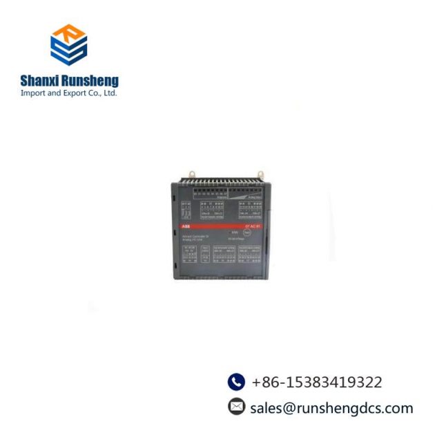 ABB 07AC91 12 GJR5252300R0101 ANALOG I/O UNIT - Precision Control for Industrial Automation
