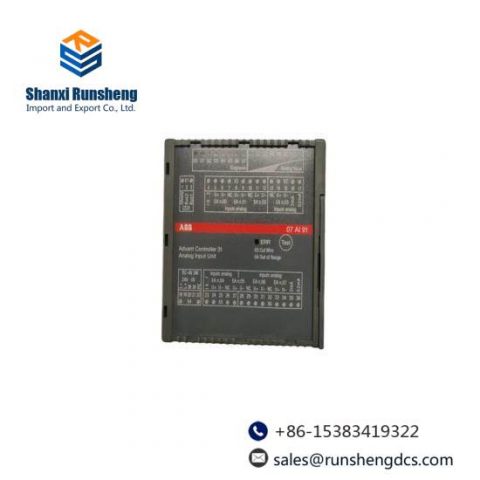ABB 07AI91 WTAI91 GJR5251600R4202 - Analog I/O Module for Industrial Control