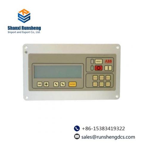 ABB 3ASD399002A17 Display Unit - Advanced Industrial Interface Solution