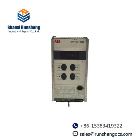ABB UN1000b-Z, V3 Voltage Regulator 3BHE014557R0003, Precision Power Control for Industrial Applications
