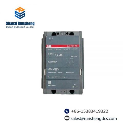 ABB GAF 460-10-11 DC Contactor - Precision Control for Industrial Automation