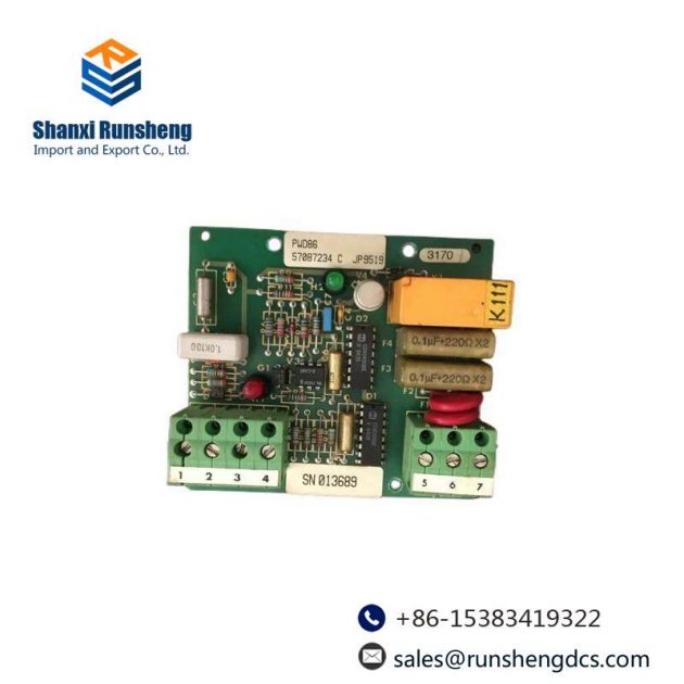ABB PWD86 57087234 Industrial Watchdog Timer, High Reliability for Control Systems
