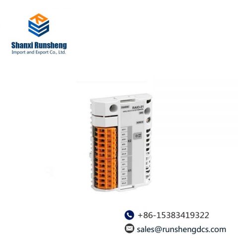 ABB RAIO-01 Analog I/O Extension Module, for Industrial Control Systems