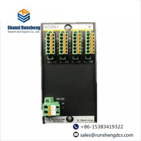 Bachmann AO208/I - Industrial Analog Output Module, Precision Control Solutions