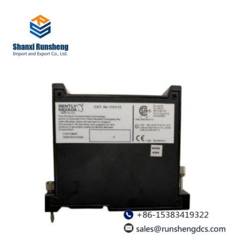 Bently Nevada 1701/15 Proximitor Input Monitor; Manufacturer: Bently-Nevada