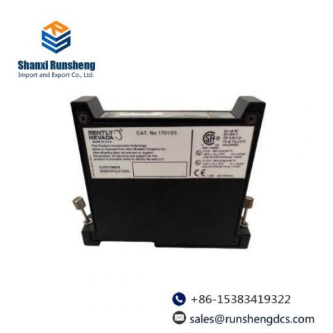 Bently Nevada 1701/25 FieldMonitor Seismic Input Monitor - Advanced Industrial Monitoring Solution