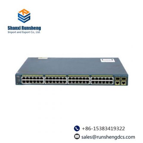 Cisco WS-C2960-48PST-S Managed Switch, PoE+, Industrial Control