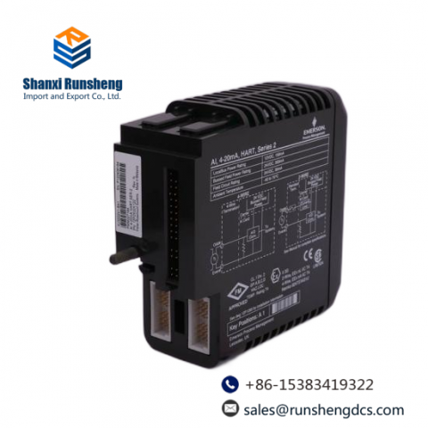 Emerson KJ3001X1-BB1: DeltaV Discrete Input Card, Expert Control for Industrial Automation