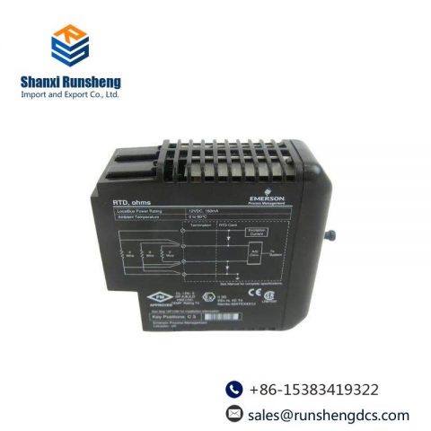 Emerson KJ3002X1-BA1 12P0680X132 VE4003S2B2 Input Module - Advanced Control Solutions for Industrial Automation