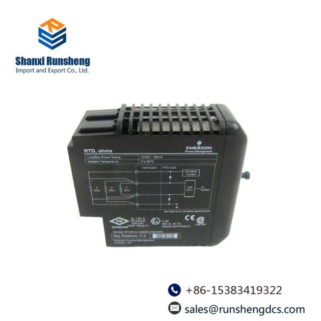 Emerson KJ3002X1-BA1 12P0680X132 VE4003S2B2 Input Module - Advanced Control Solutions for Industrial Automation