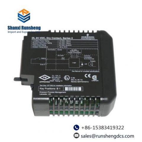 EMERSON KJ3201X1-BA1 | Discrete Input Card | Control Systems | Industrial Automation