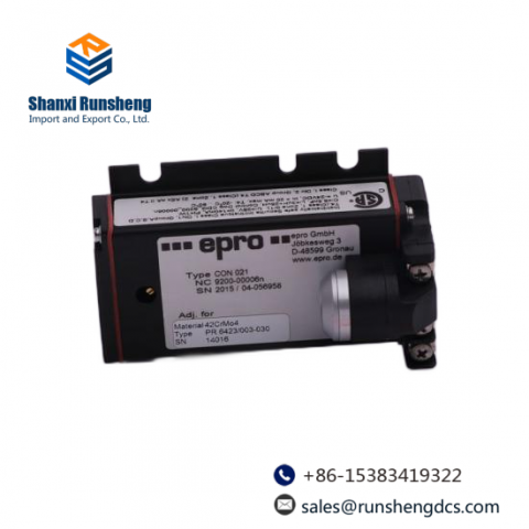 Emerson PR6424/013-140 Control Valve Module, Precision Engineering for Industrial Automation