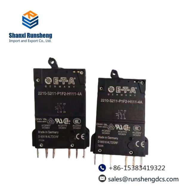 ETA 2210-S211-P1F2-H111-4A Thermal Circuit Breaker, High Performance