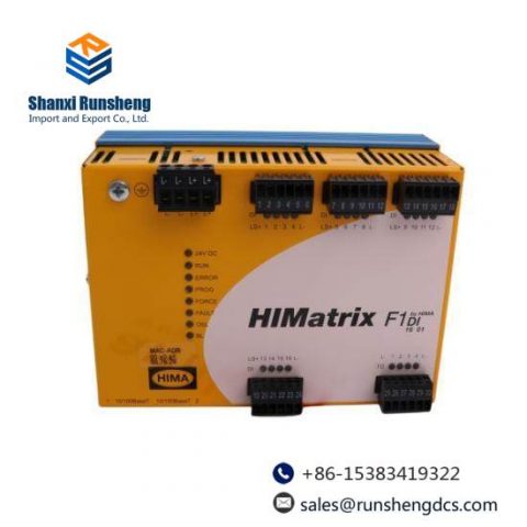 Hima F1 DI 16 01 Safety-Related Controller, Advanced Automation Solution