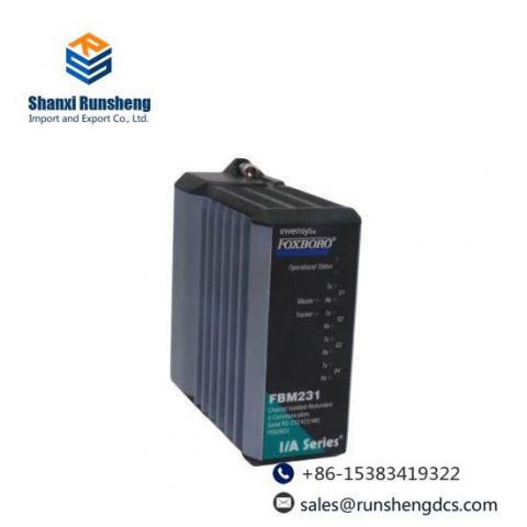 FOXBORO FBM231 P0926GV DCS Card Module - Precise Control for Industrial Automation