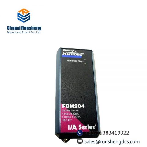 Foxboro FBM204 Interface Module - Advanced Control for Industrial Automation