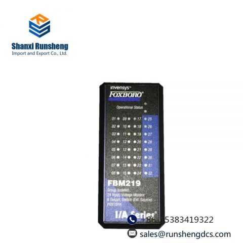 Foxboro I/A Series FBM219 Input Voltage Monitor Module