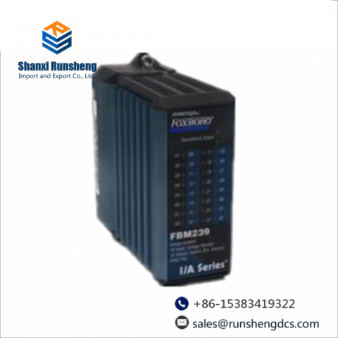 FOXBORO FBM239: 16DI/16DO Discrete Input/Output Module for Industrial Control