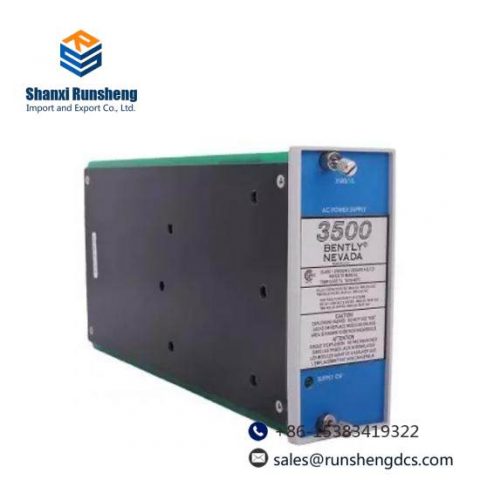 GE/Bently Nevada 3500/15, Precision Power Supply for Industrial Automation