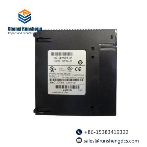 GE Fanuc IC693CMM321 Ethernet Interface Module - Series 90-30, for Industrial Control Applications