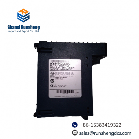 GE Fanuc IC694MDL930 Control Module for Advanced Automation Solutions