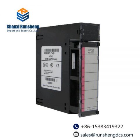 GE IC693MDL734D: Industrial Positive/Negative Logic Output Module, 1 Amp Capacity