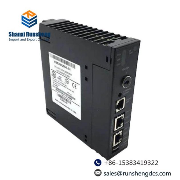 GE IC693NIU004: Ethernet Network Interface Unit, High-Speed Networking for Industrial Control Systems