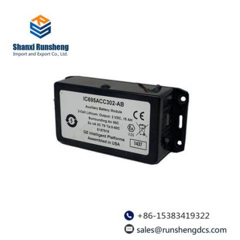 GE FANUC IC695ACC302AB Battery Module: Advanced Power Supply Solution