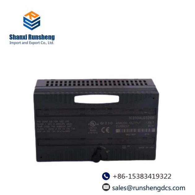 GE IC200ALG326D Analog Output Module - Precision Control for Industrial Automation