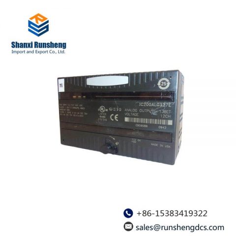 GE Fanuc IC200ALG327: High Precision Analog Output Module for Industrial Automation