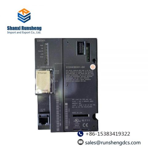 GE's VersaMax Ethernet Network Interface Unit - IC200EBI001: Industrial Automation Excellence