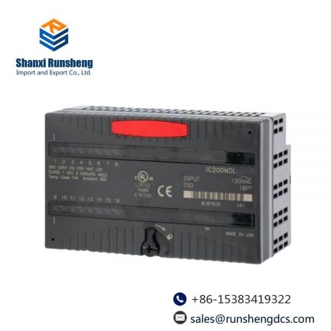 GE IC200MDL241 AC Input Module - 16 Point, for Industrial Control Systems