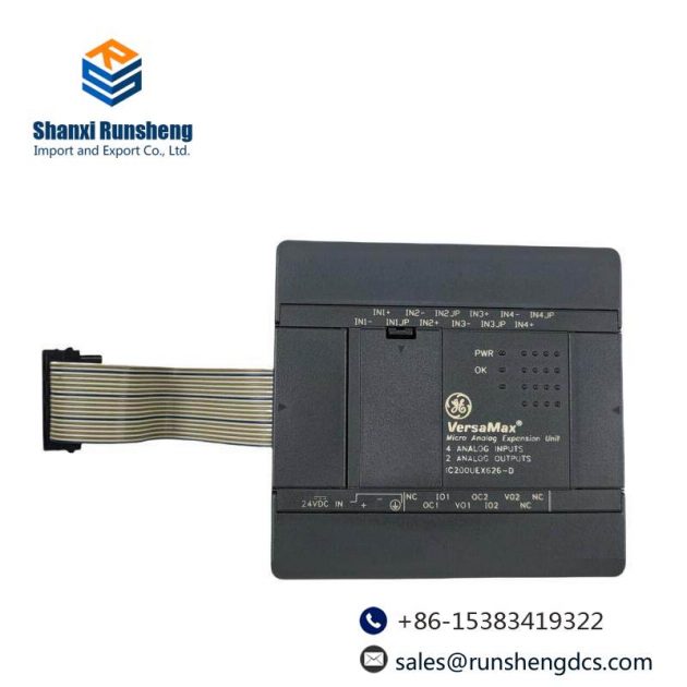 GE IC200UEX626: 6-Channel Analog Expansion Module - Advanced Industrial Control Solution