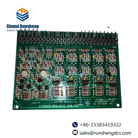 GE Speedtronic IC3600LRDH1B1D Relay Driver Card - Mark I/II Series, Engineered for Scalable Gas & Steam Turbine Management