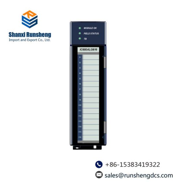 GE Fanuc RX3i Series IC695ALG628 Analog Input Module: Precision Data Collection for Industrial Automation