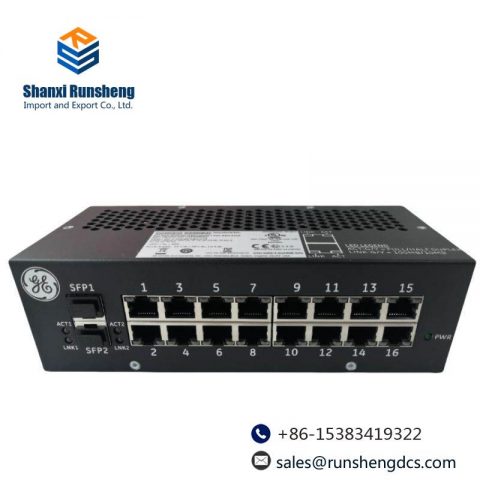GE IS420ESWBH1A: Industrial Ethernet Switch for Mark VIe Series