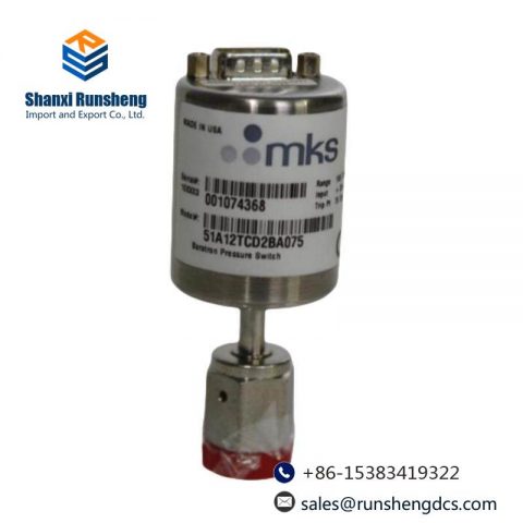 MKS 51A12TCD2BA075 Pressure Switch - Precision Engineered for Industrial Control