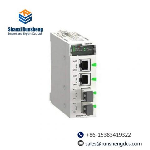 Schneider Electric BMXNRP0200 Fiber Optic Converter Module for PLC